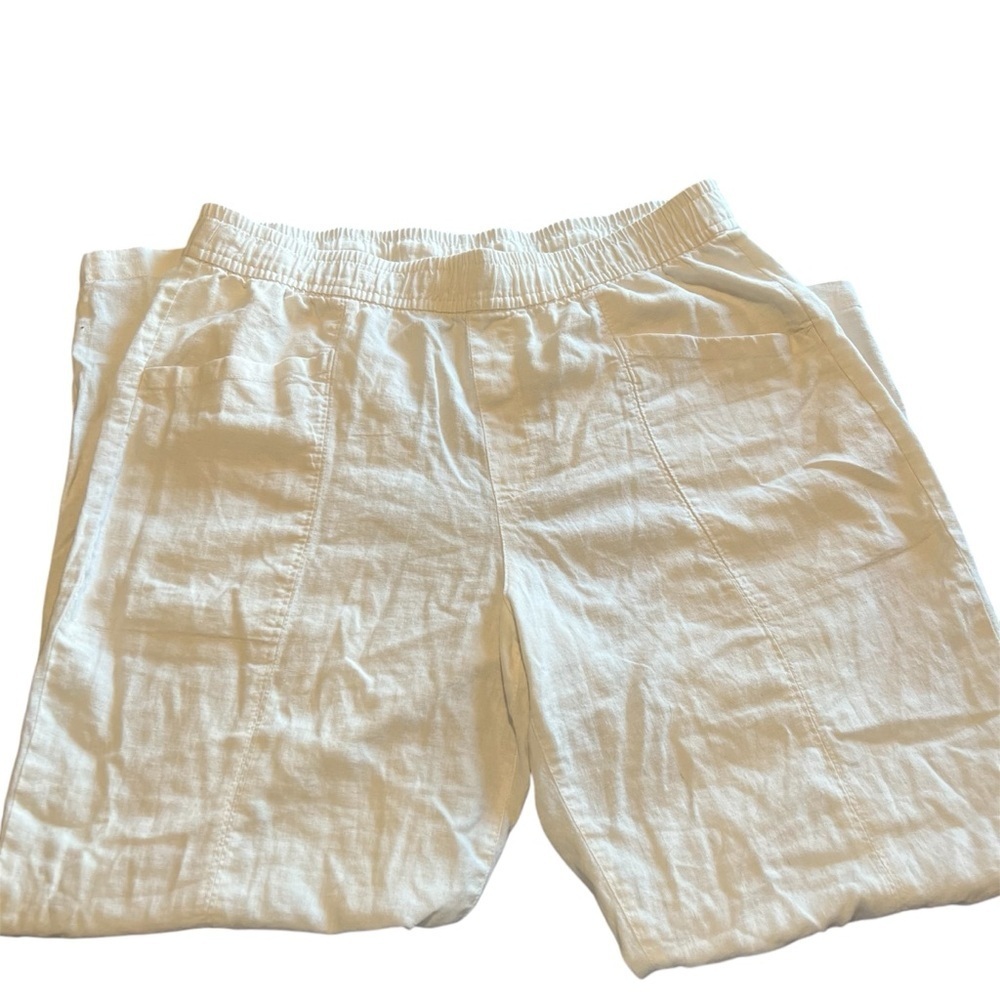 Old Navy White skinny straight leg pants